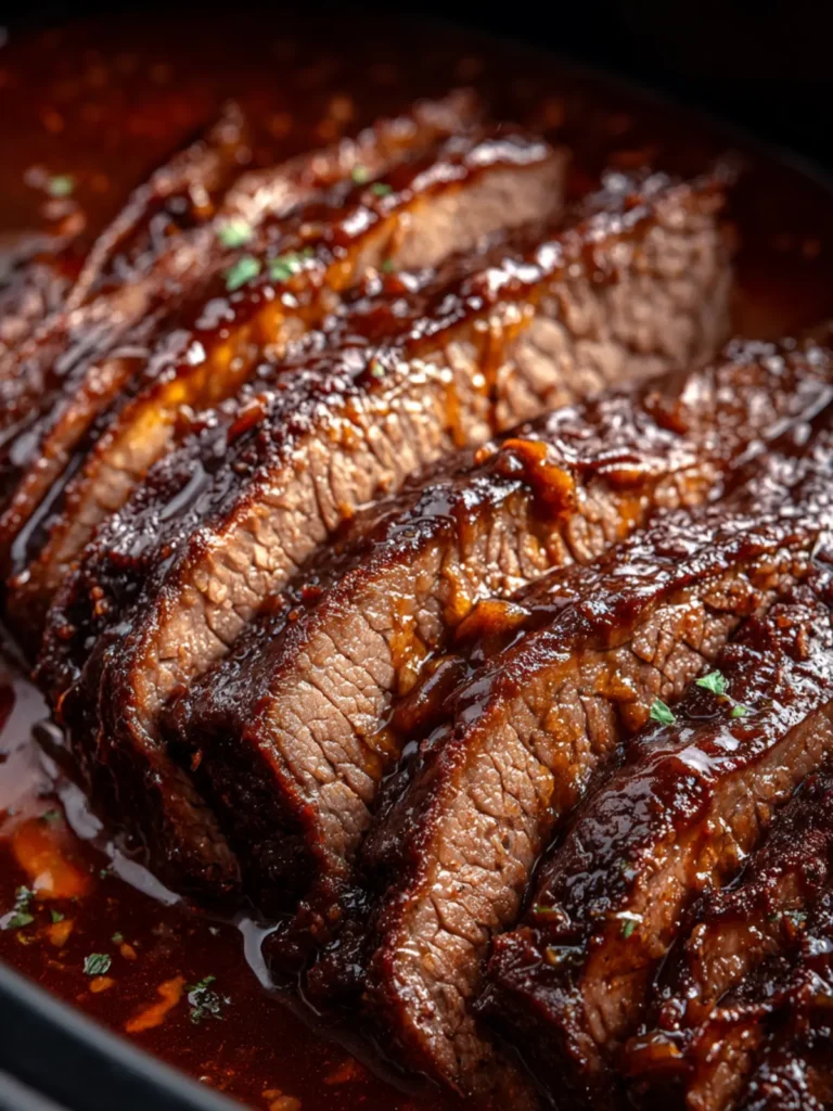 Slow Cooker BBQ Brisket First Image