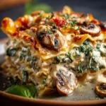 Mushroom And Spinach Lasagna Recipe First Image