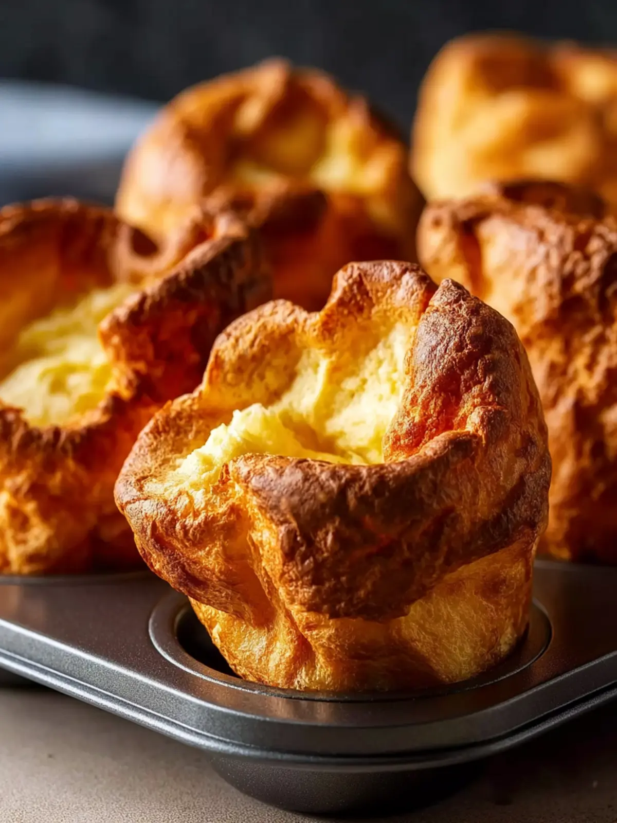 Easy Homemade Popovers in a Muffin Tin First Image