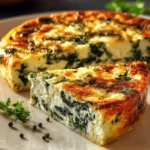 Crustless Quiche with Cottage Cheese & Spinach First Image