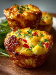 Cheesy Protein Egg Muffins First Image