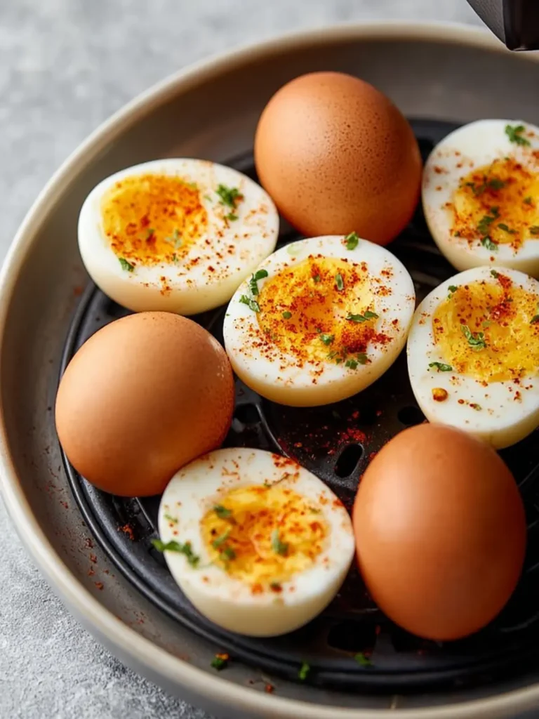 Air Fryer Hard Boiled Eggs Recipe First Image