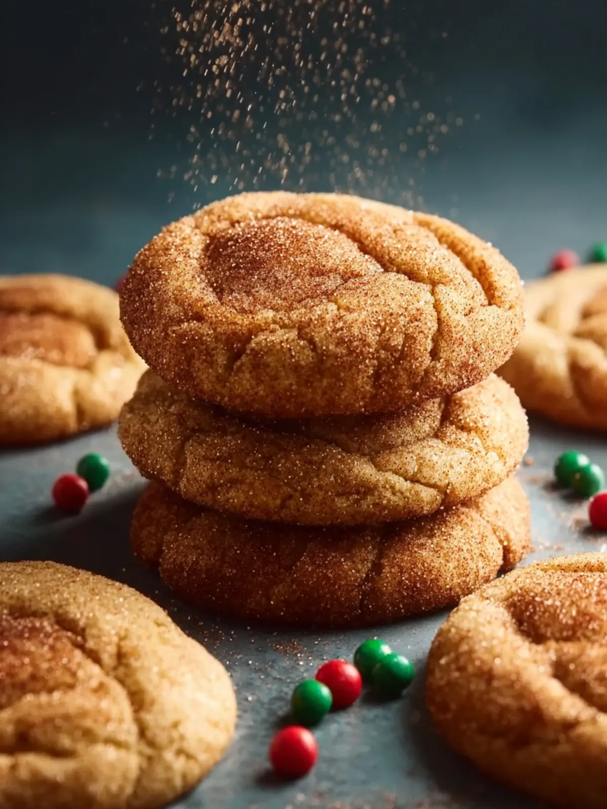 Gluten Free Christmas Snickerdoodles First Image
