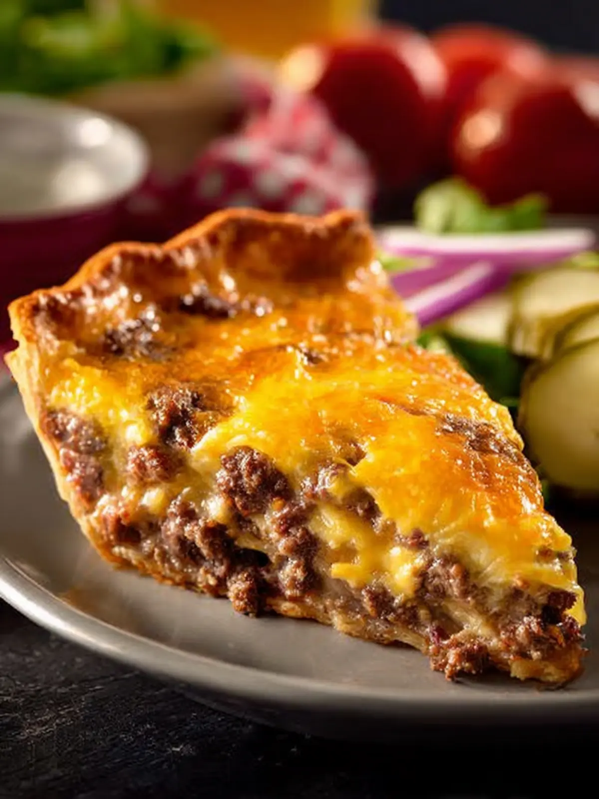 Homemade Cheeseburger Pie First Image