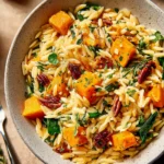 Cozy Butternut Squash Orzo Recipe First Image