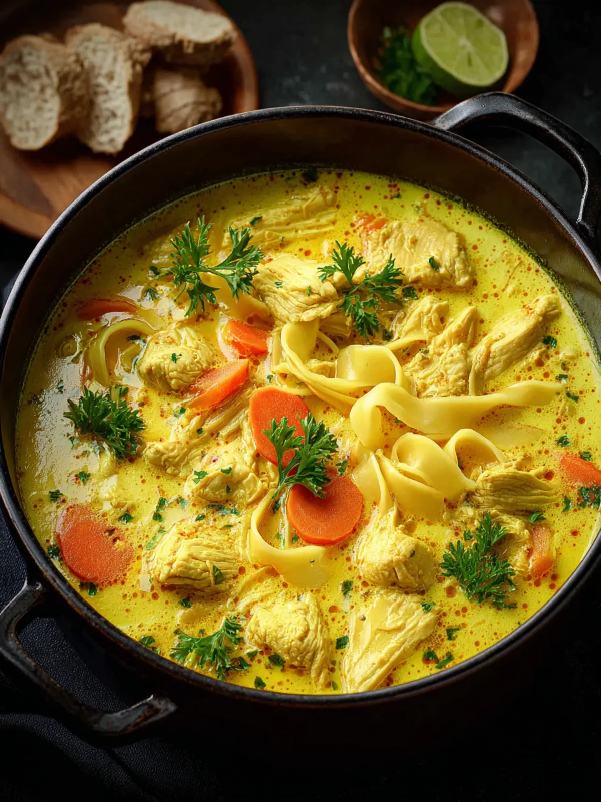 Ginger Turmeric Chicken Soup First Image