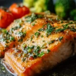 Easy Garlic Butter Baked Salmon First Image