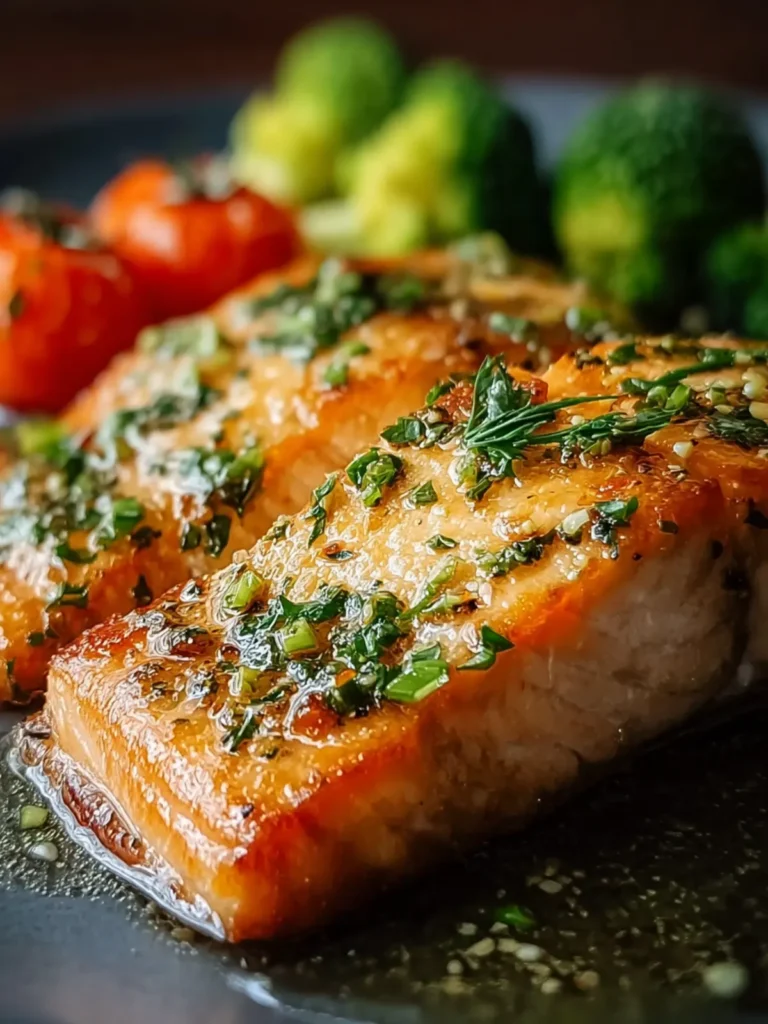 Easy Garlic Butter Baked Salmon First Image