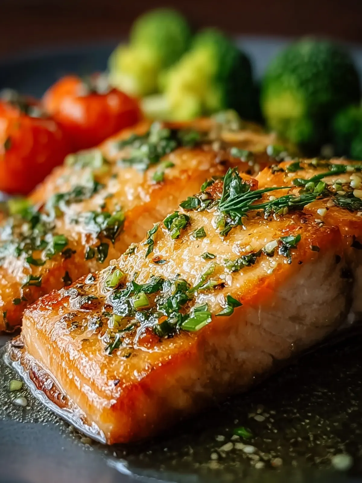 Easy Garlic Butter Baked Salmon First Image