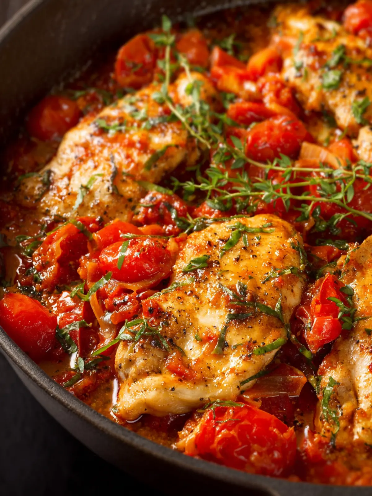 Chicken Pomodoro Skillet First Image