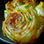 Oven Roasted Garlic Cabbage First Image