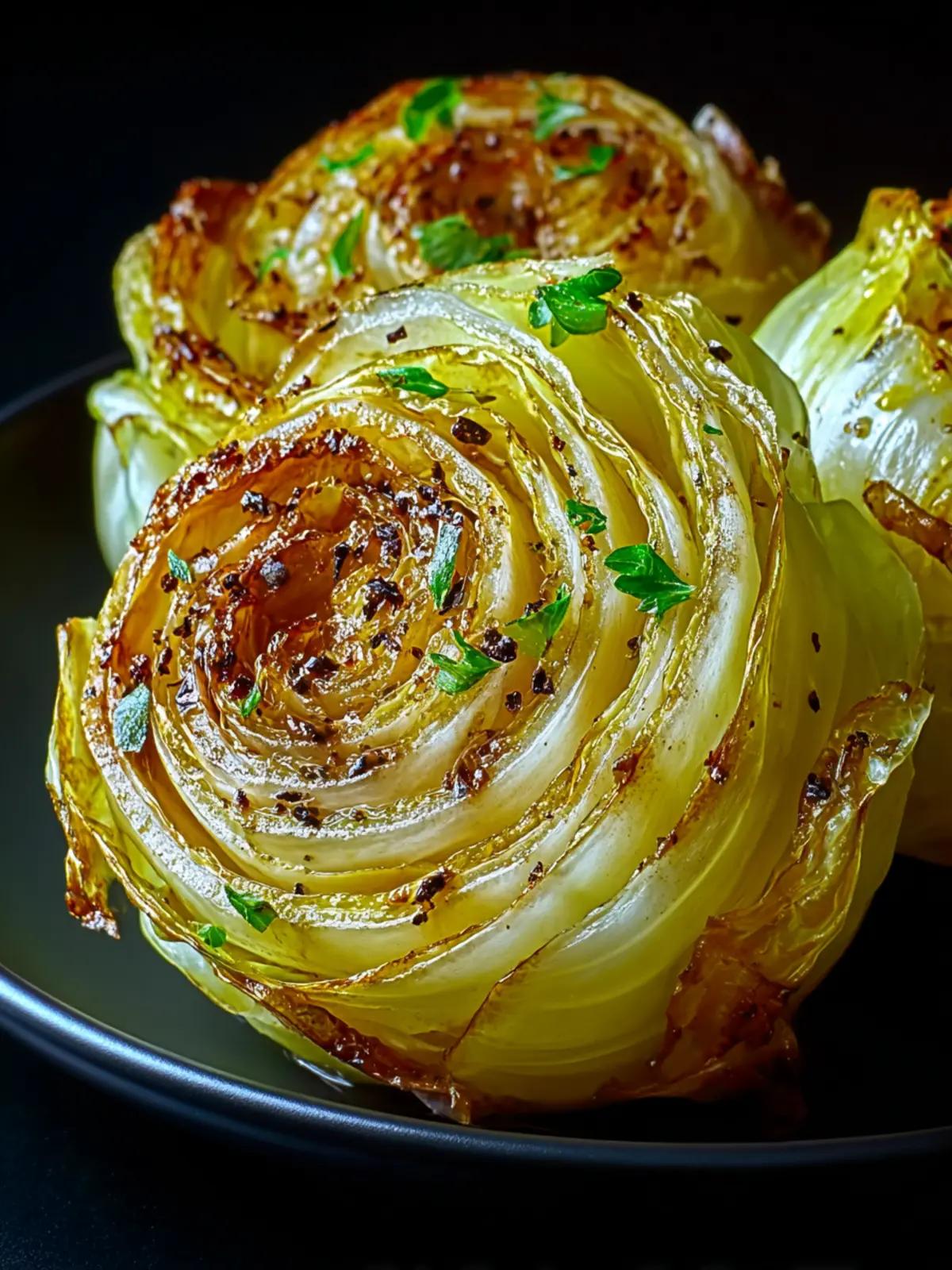 Oven Roasted Garlic Cabbage First Image