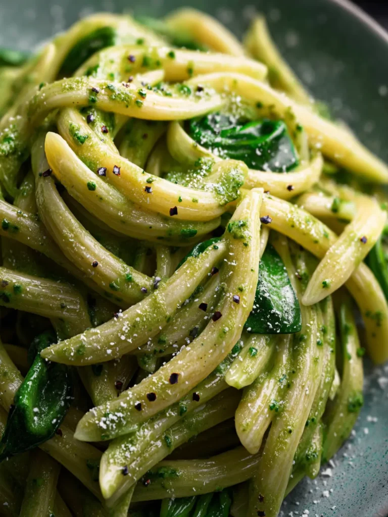 Irresistible Creamy Spinach Pasta First Image