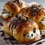 Indulgent Chocolate Chip Custard Brioches First Image