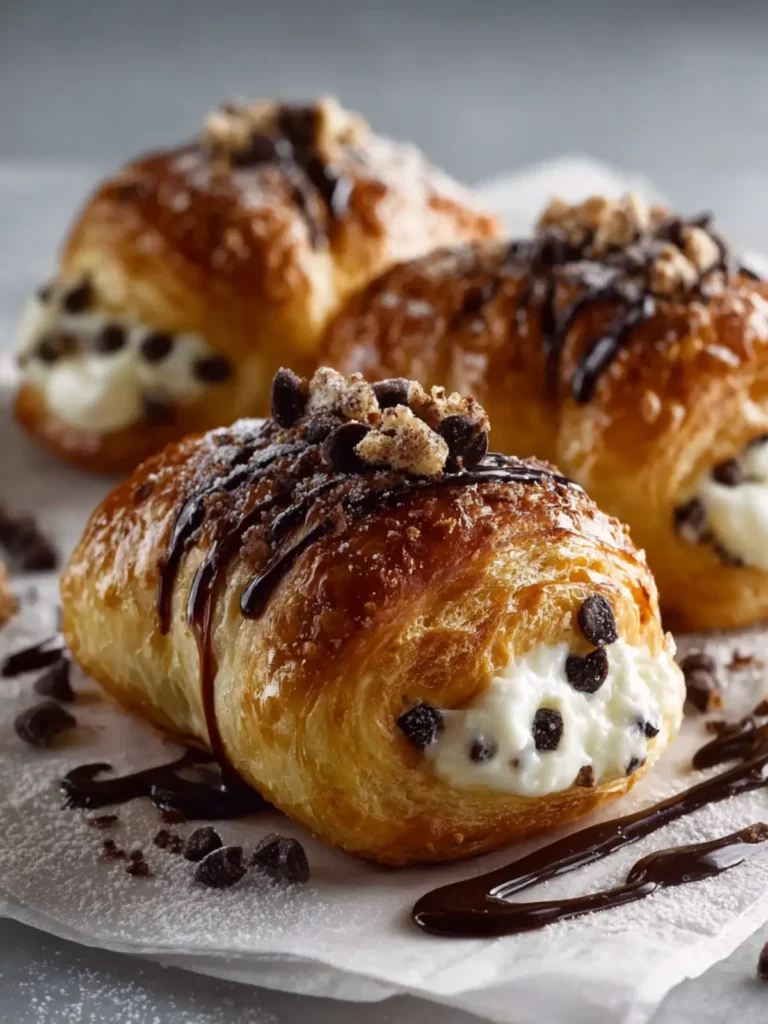 Indulgent Chocolate Chip Custard Brioches First Image