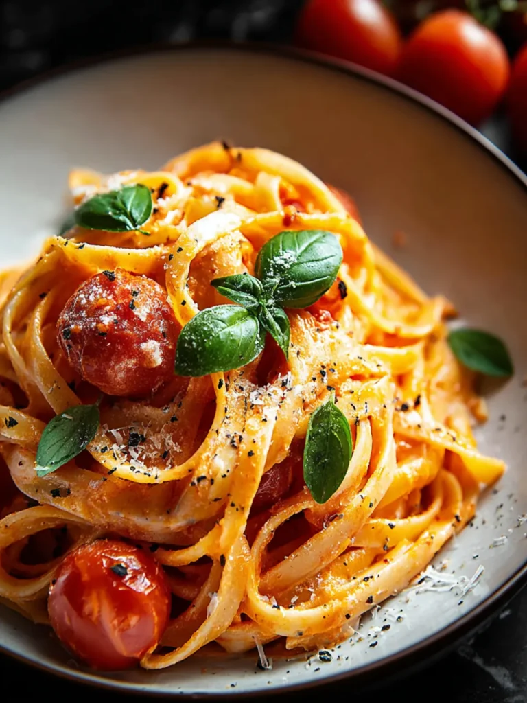 One Pot Creamy Tomato Pasta First Image