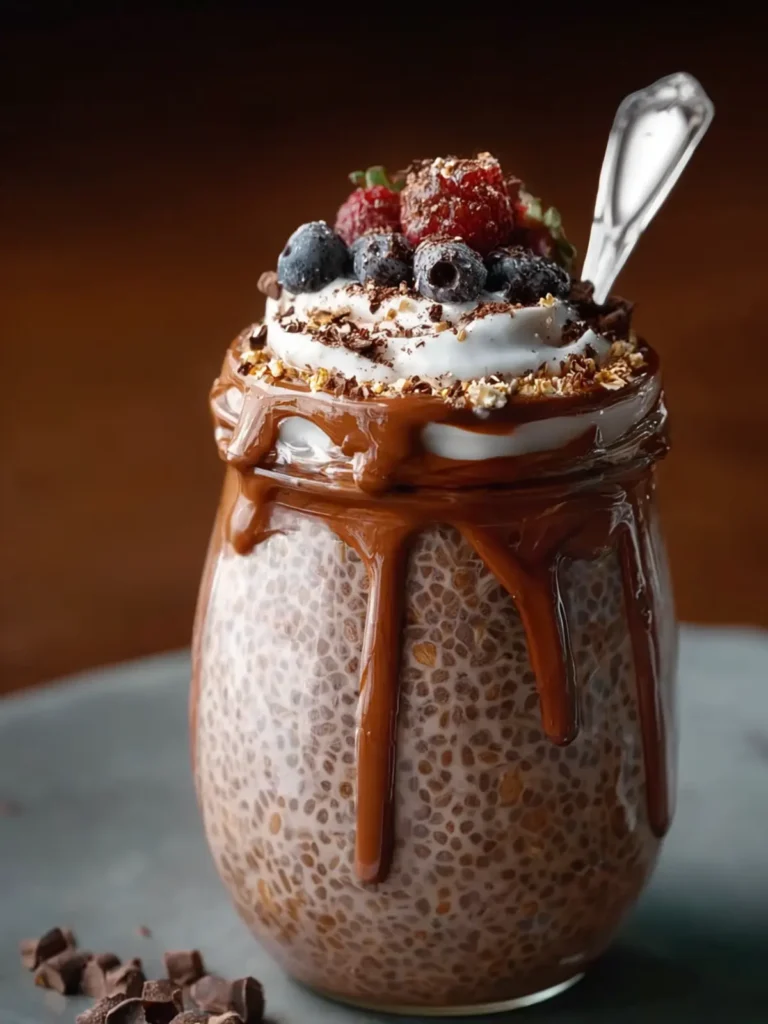 Hot Chocolate Overnight Oats First Image