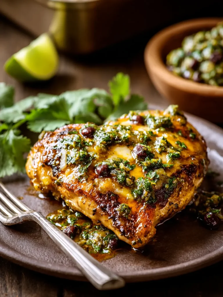 Salsa Verde Baked Chicken Recipe First Image