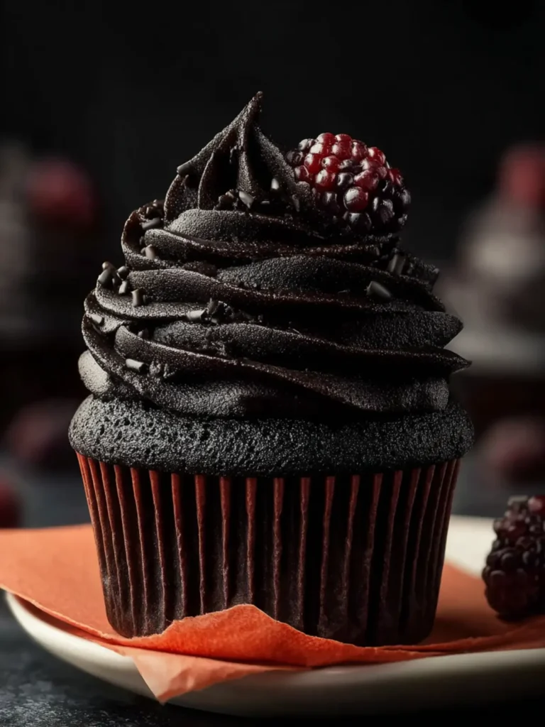 Black Velvet Cupcakes First Image