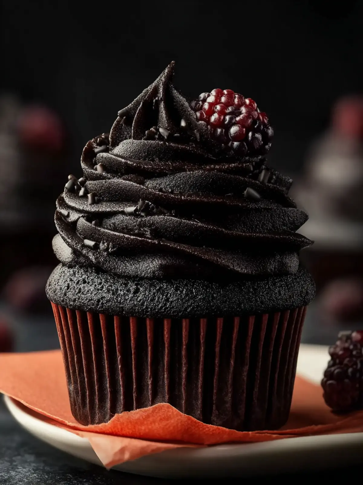 Black Velvet Cupcakes First Image