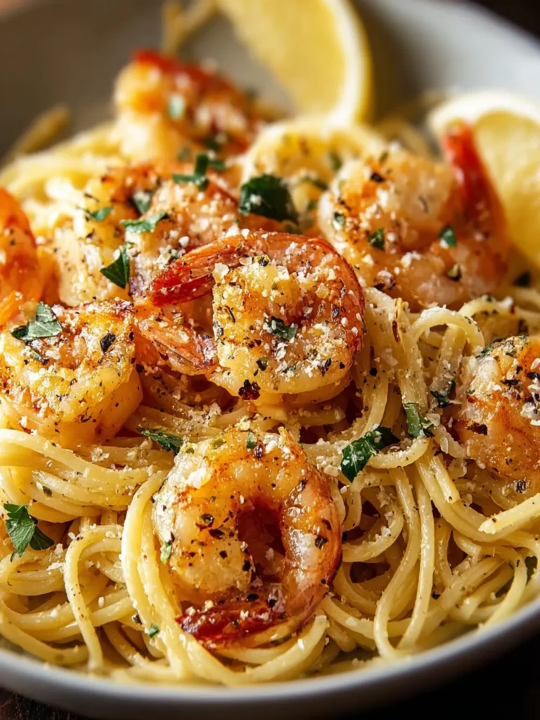 Lemon Garlic Shrimp Pasta Recipe in 30 Minutes First Image