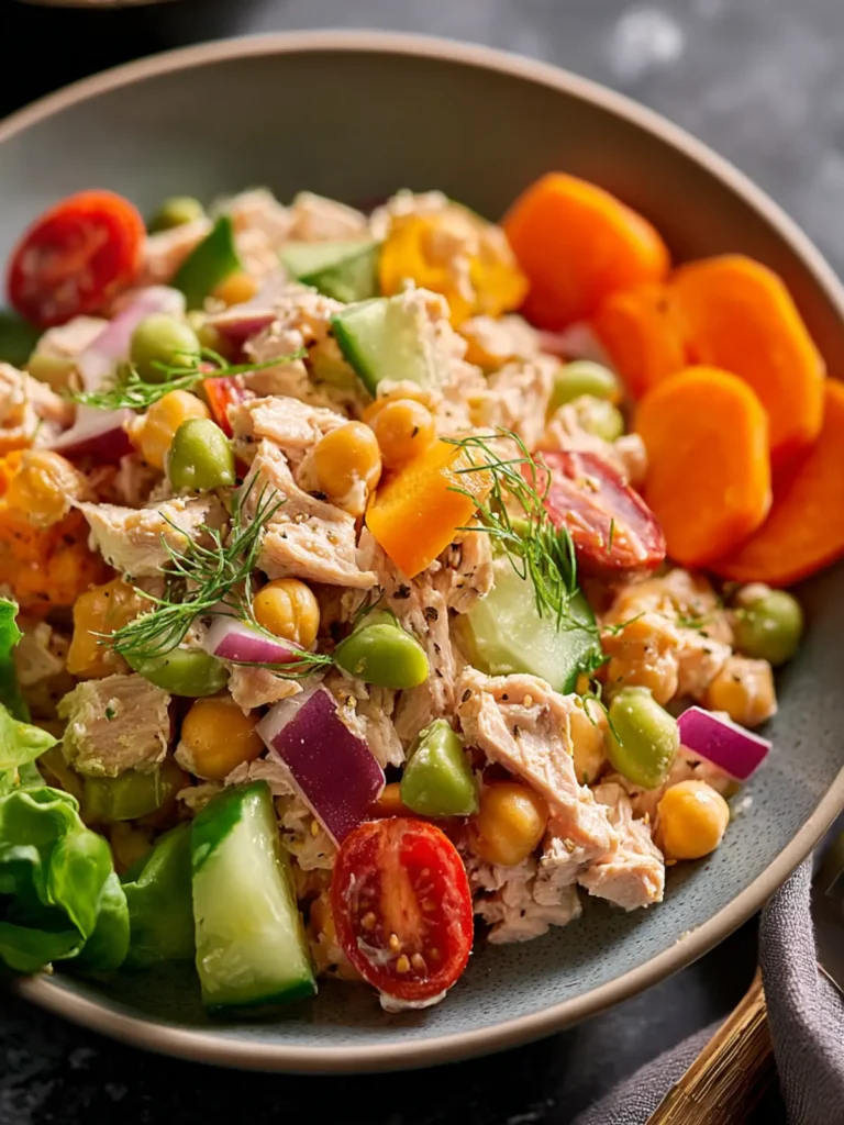 Flavorful Chickpea Tuna Salad Recipe First Image