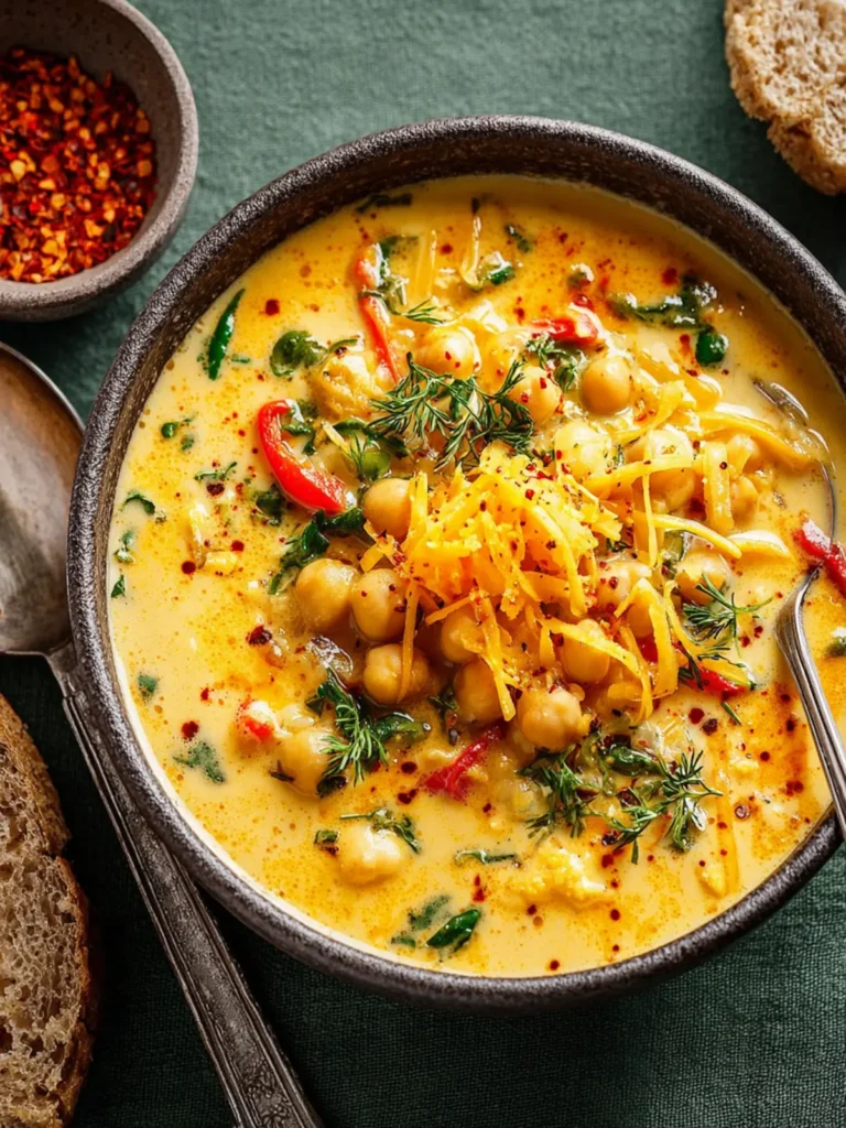 Cheddar Chickpea Chowder First Image