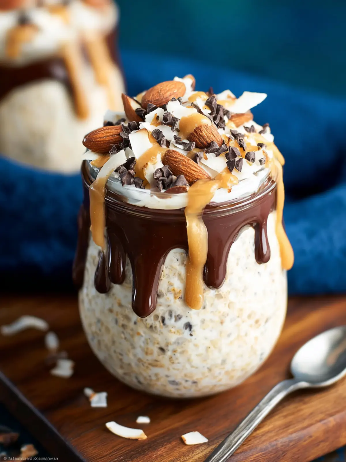 Vegan Almond Joy Overnight Oats First Image
