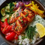 Crispy Rice Salmon Bowl First Image