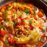 Cabbage Roll Soup Recipe First Image