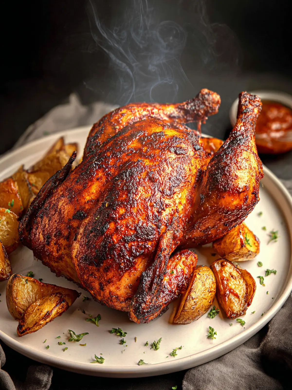 Smoked Whole Chicken Recipe First Image