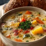 Creamy Vegetable Soup First Image