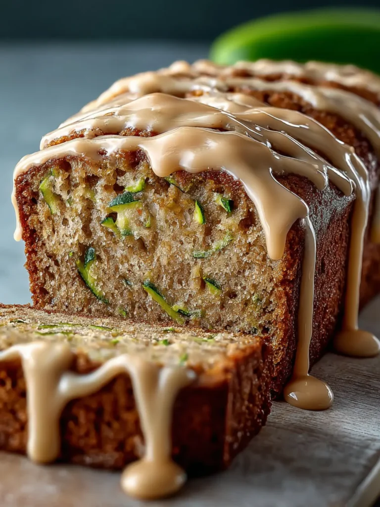 Apple Zucchini Bread with Brown Sugar Frosting First Image