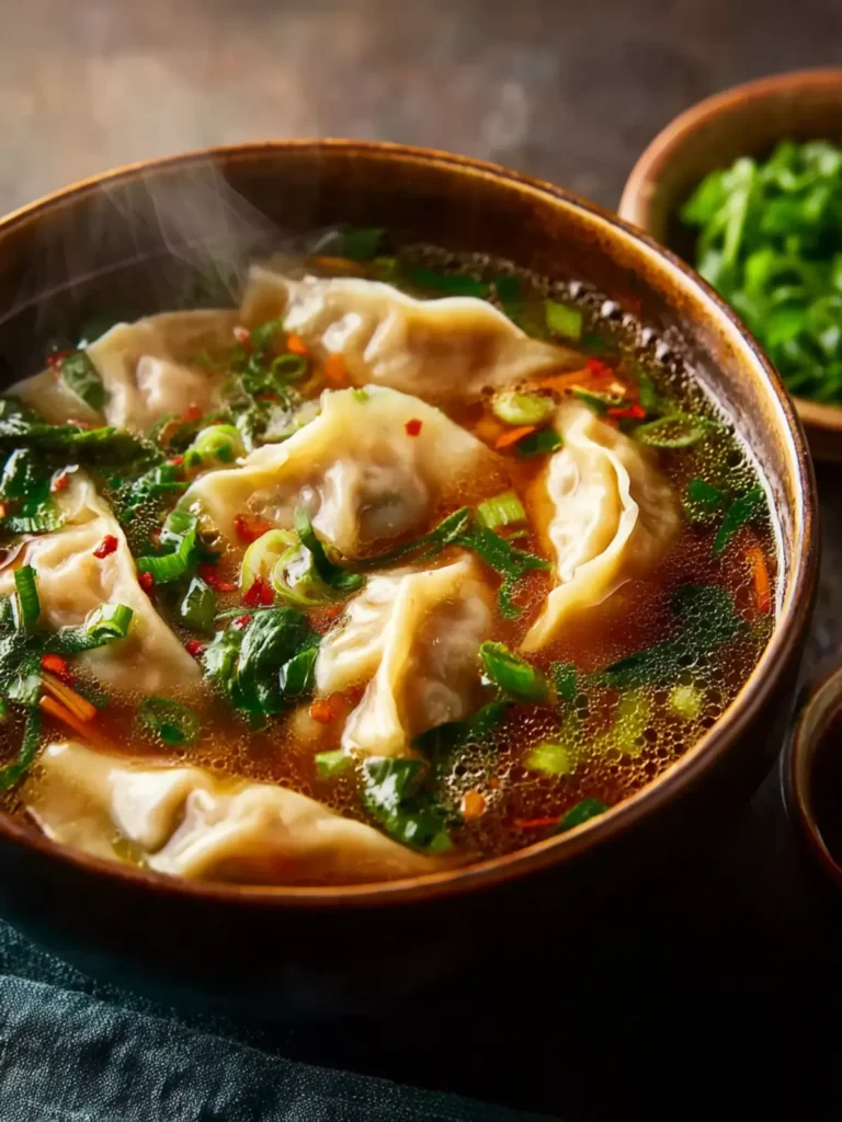 Thai Potsticker Soup First Image