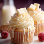 White Chocolate Cupcakes First Image