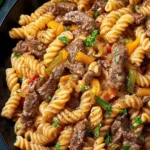 Philly Cheesesteak Pasta Recipe in 30 Minutes First Image