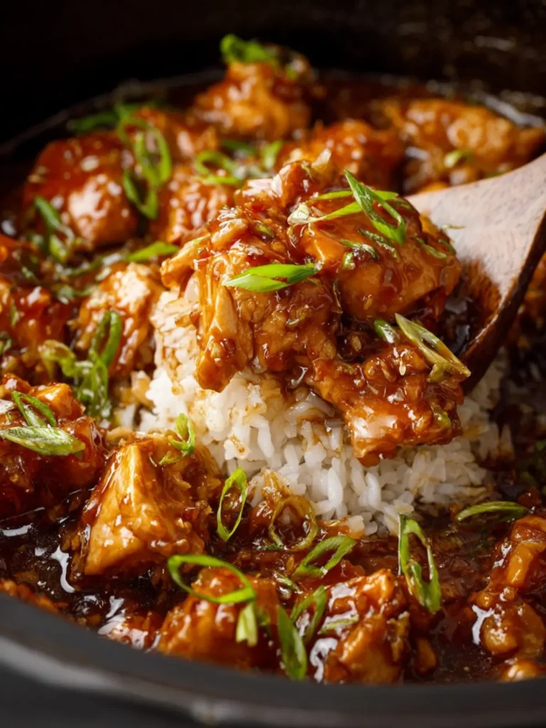Crock Pot Honey Garlic Chicken First Image