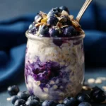 Blueberry Overnight Oats With Yogurt First Image