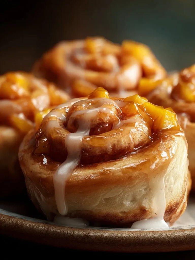 Peach Cobbler Rolls First Image