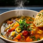 Vegan Italian Penicillin Soup First Image