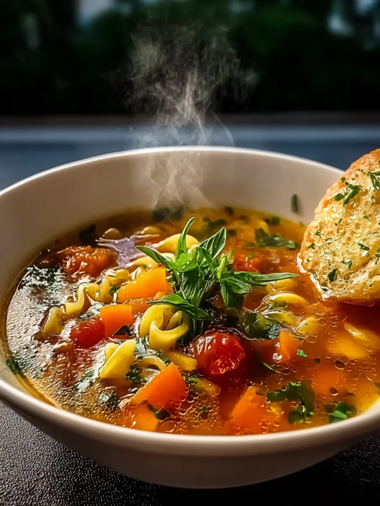 Vegan Italian Penicillin Soup First Image