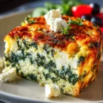 Easy Spinach and Cottage Cheese Breakfast Casserole First Image