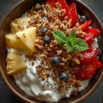 Cottage Cheese Pineapple Granola Bowl First Image