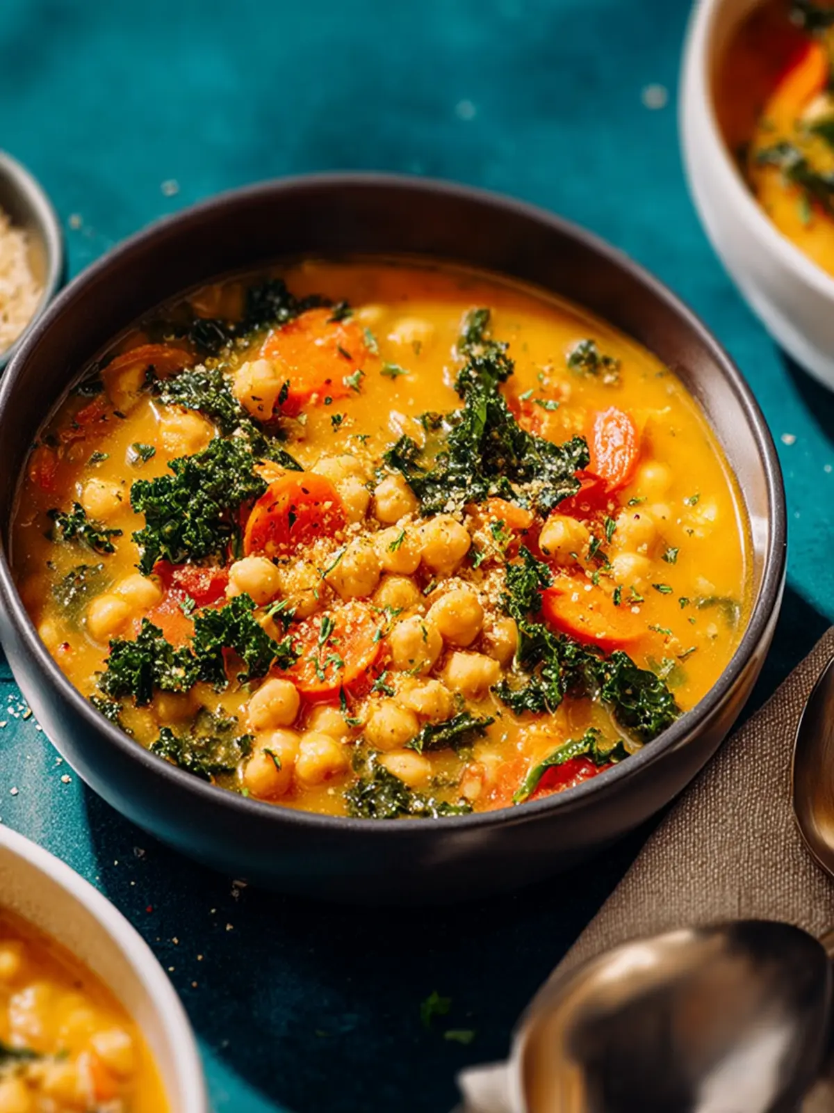30-Minute Tuscan Chickpea Soup with Kale First Image