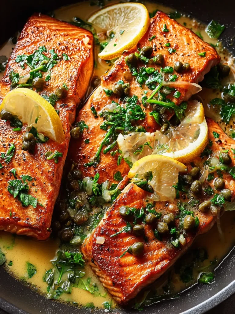 25-Minute Salmon Piccata First Image