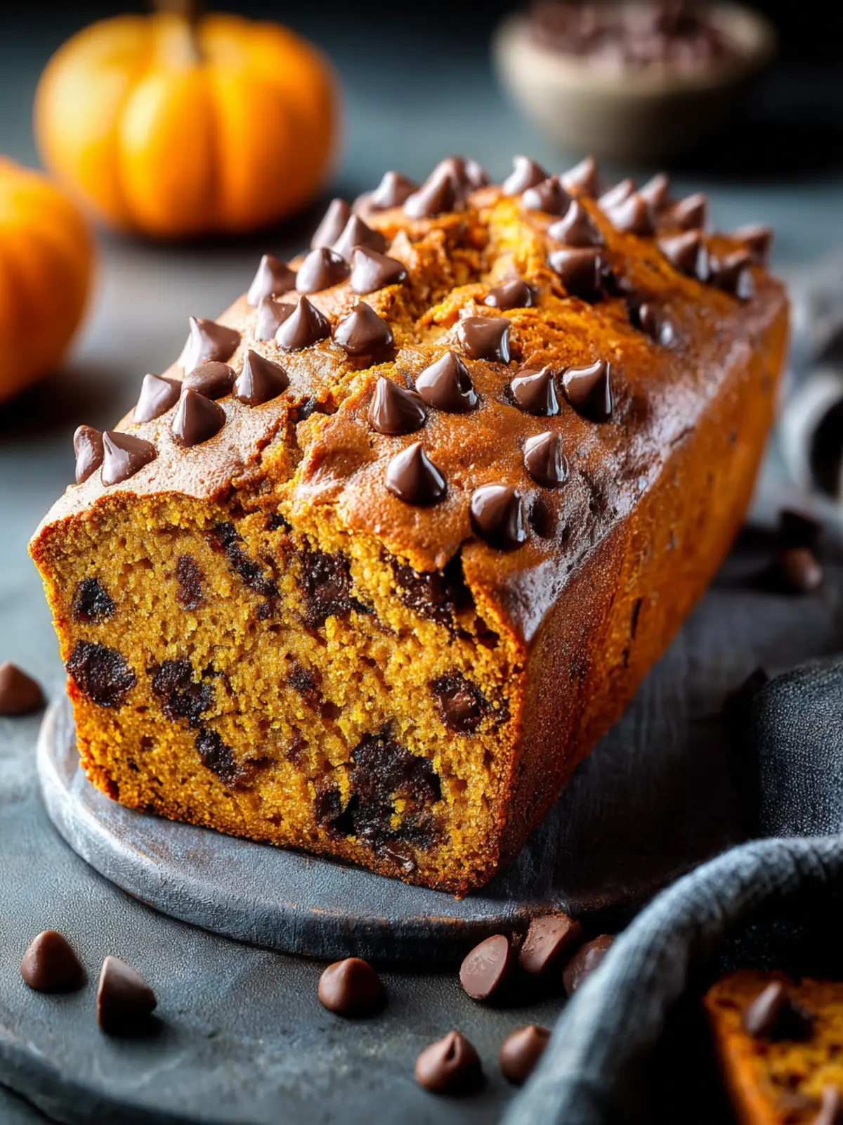 Pumpkin Chocolate Chip Loaf First Image