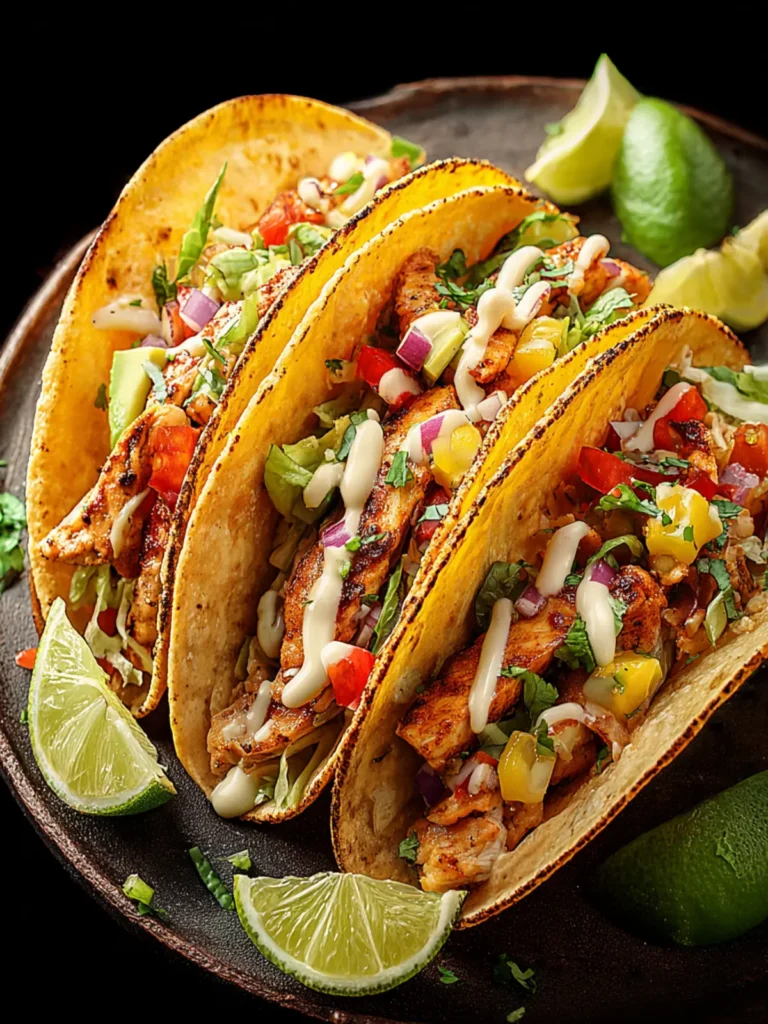 Baked Chicken Tacos First Image