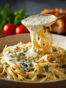 Rich and Creamy Homemade Alfredo Sauce First Image