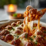 Dump and Bake Meatball Casserole First Image