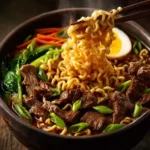 Slow Cooker Beef Ramen Noodles First Image